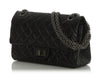 Chanel Black Quilted Distressed Calfskin Reissue 225