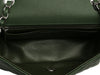 Chanel Mini Dark Green Quilted Caviar Classic
