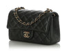 Chanel Mini Dark Gray Quilted Caviar Classic