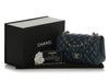 Chanel Mini Dark Blue Quilted Caviar Classic