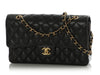 Chanel Medium/Large Black Quilted Caviar Classic Double Flap