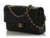 Chanel Medium/Large Black Quilted Caviar Classic Double Flap