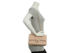 Classic Medium/Large Beige Quilted Caviar Classic Double Flap