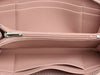 Chanel Medium Nude Pink Quilted Caviar Classic Zip Wallet