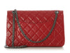 Chanel Red Quilted Aged Calfskin Reissue 226