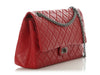 Chanel Red Quilted Aged Calfskin Reissue 226