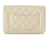 Chanel Beige Quilted Lambskin Wallet on Chain WOC