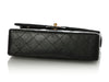 Chanel Vintage Medium Black Quilted Lambskin Classic Double Flap