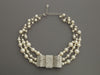 Chanel Crystal Bow Multi-Strand Pearl Necklace
