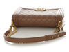 Chanel Old Medium Brown Quilted Lambskin Boy Bag