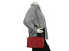Chanel Red Quilted Distressed Calfskin Coco Boy Flap