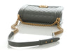 Chanel Old Medium Gray Quilted Lambskin Boy Bag