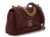 Chanel Medium Burgundy Quilted Leather 19 Flap