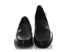 Chanel Black Crystal CC Loafers