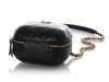Chanel Small Black Quilted Lambskin CC Bubble Vanity Case with Chain