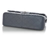 Chanel Jumbo Blue/Gray Quilted Lambskin Classic Double Flap