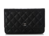 Chanel Black Quilted Caviar Wallet on Chain WOC