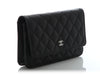 Chanel Black Quilted Caviar Wallet on Chain WOC
