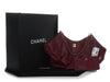 Chanel Maxi Burgundy Quilted Calfskin Shopping Bag