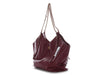 Chanel Maxi Burgundy Quilted Calfskin Shopping Bag