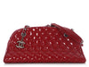 Chanel Red Quilted Patent Just Mademoiselle Bowler