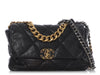 Chanel Medium Black Quilted Lambskin 19 Flap