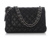 Chanel Jumbo Black Quilted Lambskin Classic Double Flap