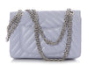 Chanel Mini Lilac Chevron-Quilted Aged Calfskin Reissue
