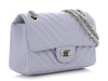 Chanel Mini Lilac Chevron-Quilted Aged Calfskin Reissue