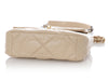Chanel Small Beige Quilted Calfskin 19 Flap