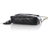 Chanel Vintage Black Quilted Lambskin Tassel Camera Bag