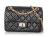 Chanel Mini Black Quilted Aged Calfskin Reissue