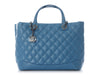 Chanel Medium Blue Easy Shopping Tote