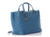 Chanel Medium Blue Easy Shopping Tote