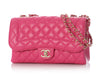 Chanel Fuchsia Quilted Lambskin Madame Flap