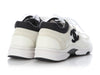 Chanel 22C White Leather and Suede Sneakers
