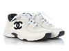 Chanel 22C White Leather and Suede Sneakers