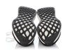 Chanel Black and White Fabric Sneakers