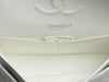 Chanel Medium/Large White Quilted Caviar Classic Double Flap