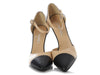 Chanel Beige and Black Pumps