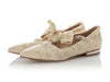 Chanel Beige Lace Flats