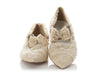 Chanel Beige Lace Flats