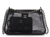 Chanel Black Mesh Clutch with Chain