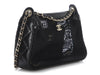 Chanel Black Mesh Clutch with Chain