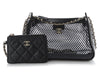 Chanel Black Mesh Clutch with Chain