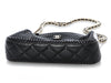 Chanel Black Mesh Clutch with Chain