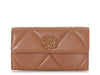 Chanel Brown Quilted Calfskin 19 Flap Wallet