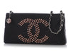 Chanel Black Satin Evening Bag
