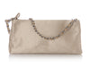 Chanel Beige Satin Evening Bag