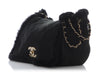 Chanel Black Shearling Flap